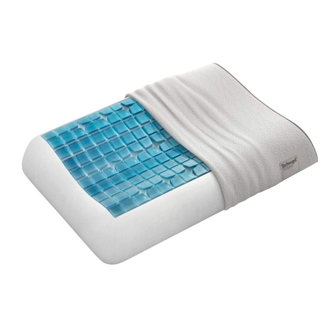 TECHNOGEL® Original Anatomic Orthopädisches Nacken-Gel-Kissen für Rücken-& Seitenschläfer inkl. anti