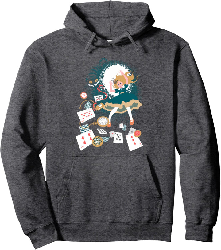 Den Hasenbau hinunter Pullover Hoodie