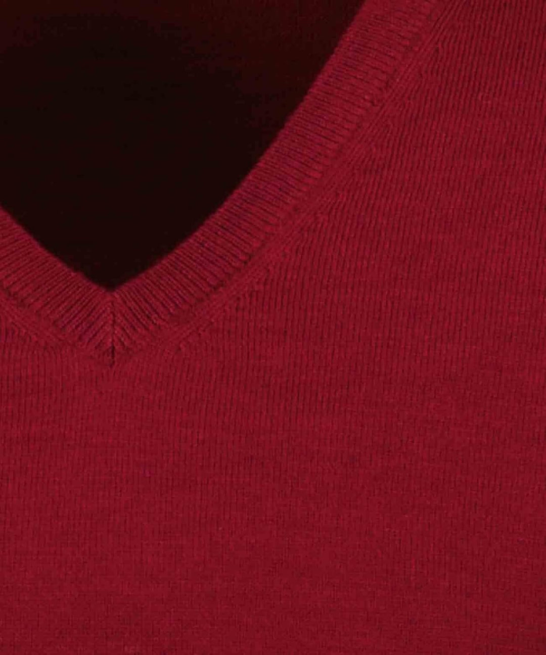 RAGMAN Herren Merino-Pullover V-Ausschnitt S Beere-620, S Beere-620