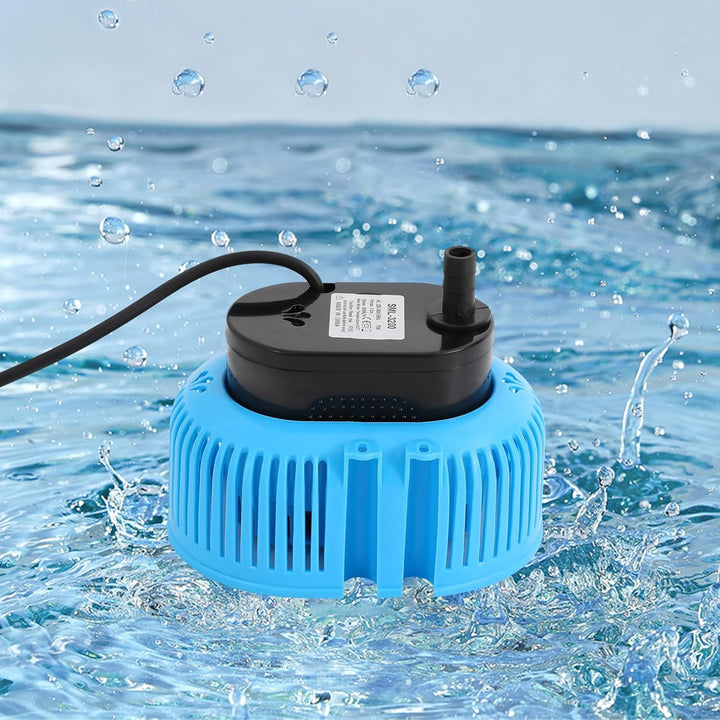 Poolpumpe 75W 660 GPH 3,2m IPX8 wasserdicht 3 Auslässe ABS-Gehäuse Motor | IPX8 wasserdicht Trockenl