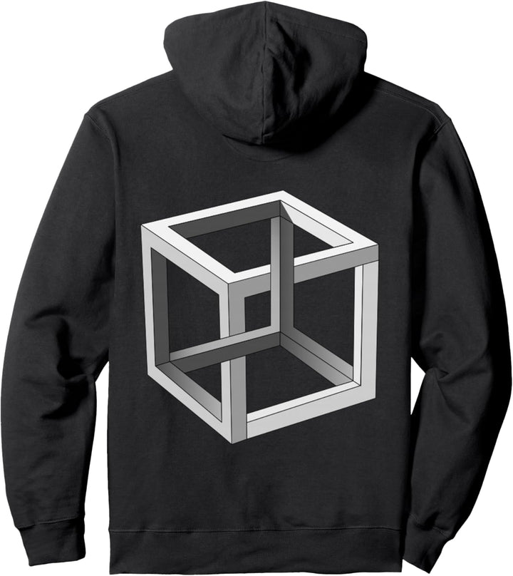 Optische Täuschung Pullover Hoodie