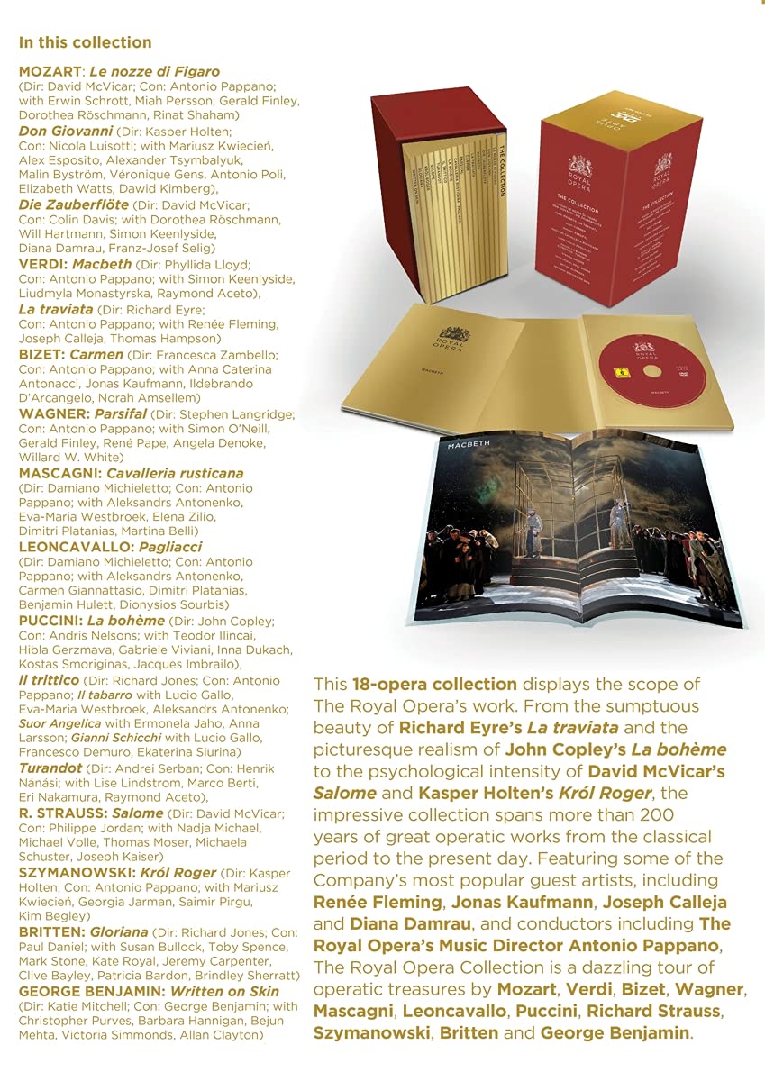 The Royal Opera Collection, DVD