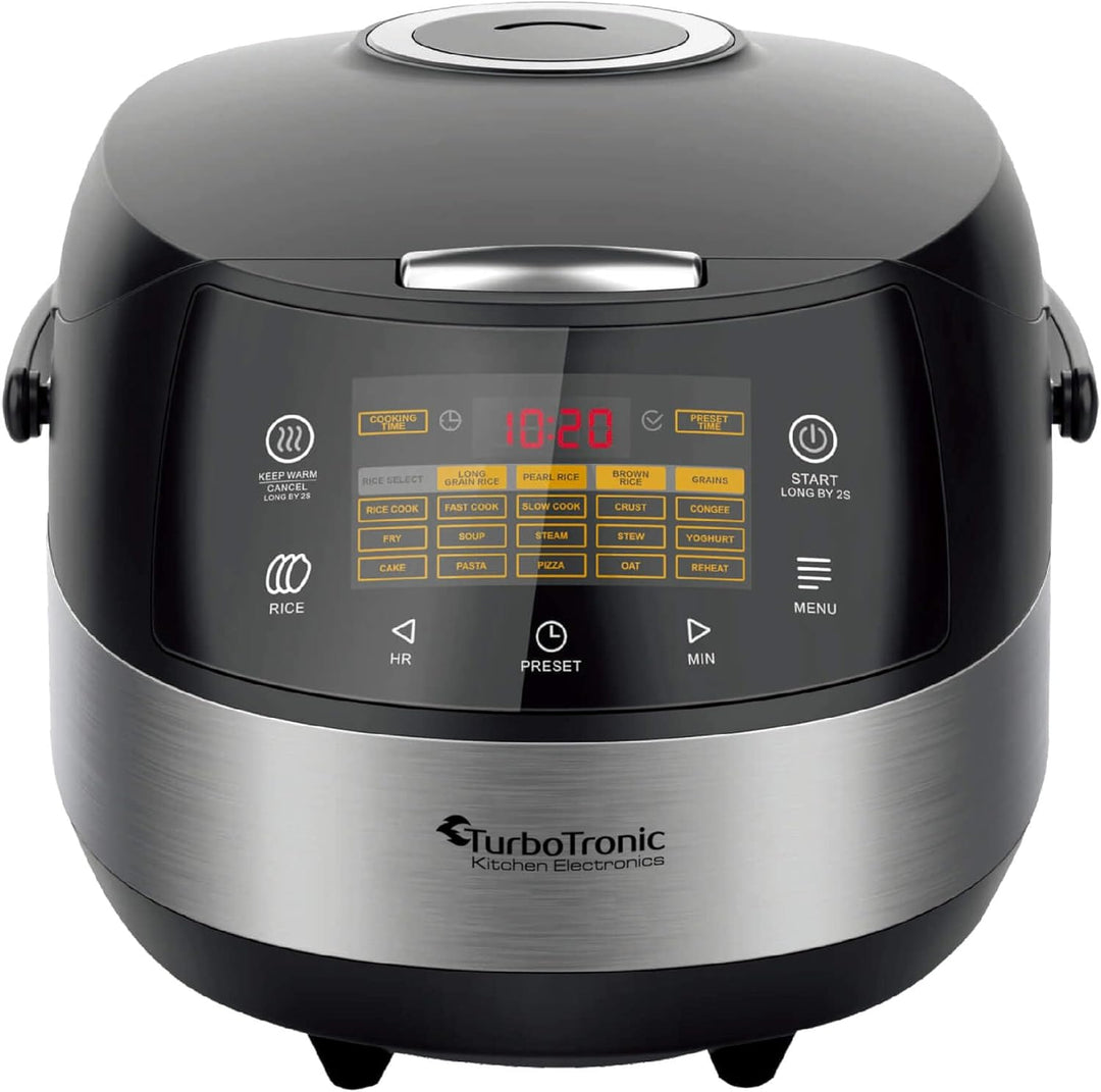 TurboTronic TT-DMC22 Multikocher | 5L Kapazität | 15 Programme | 860W Elektrischer Schon- und Dampfg