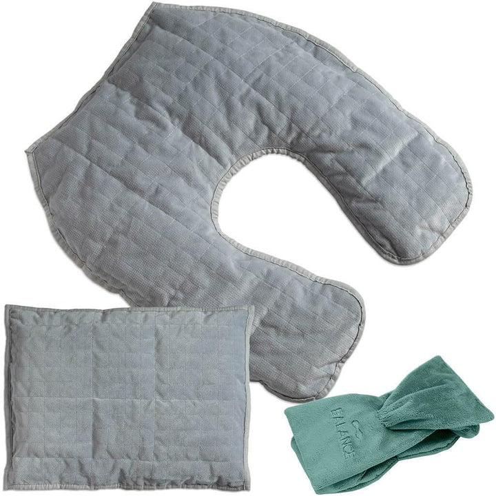 Gravity Home Office Kit : Gewichtskragen Gewichtskissen und Gewichtsband für Stress Nacken- Rücken-