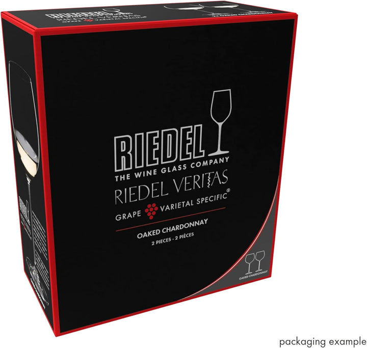 Riedel 6449/97 Veritas Weinglas, Kristallglas, farblos im Eichenfass gereifter Chardonnay (Oaked Cha