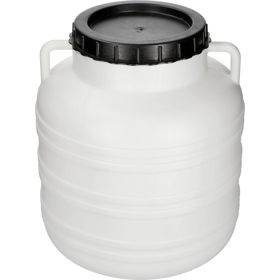 BROWIN Fass 20 Liter 360130 | Kunststofffass, Lebensmittelfass, Tonne, Wasserfass, Futtertonne, Gepä