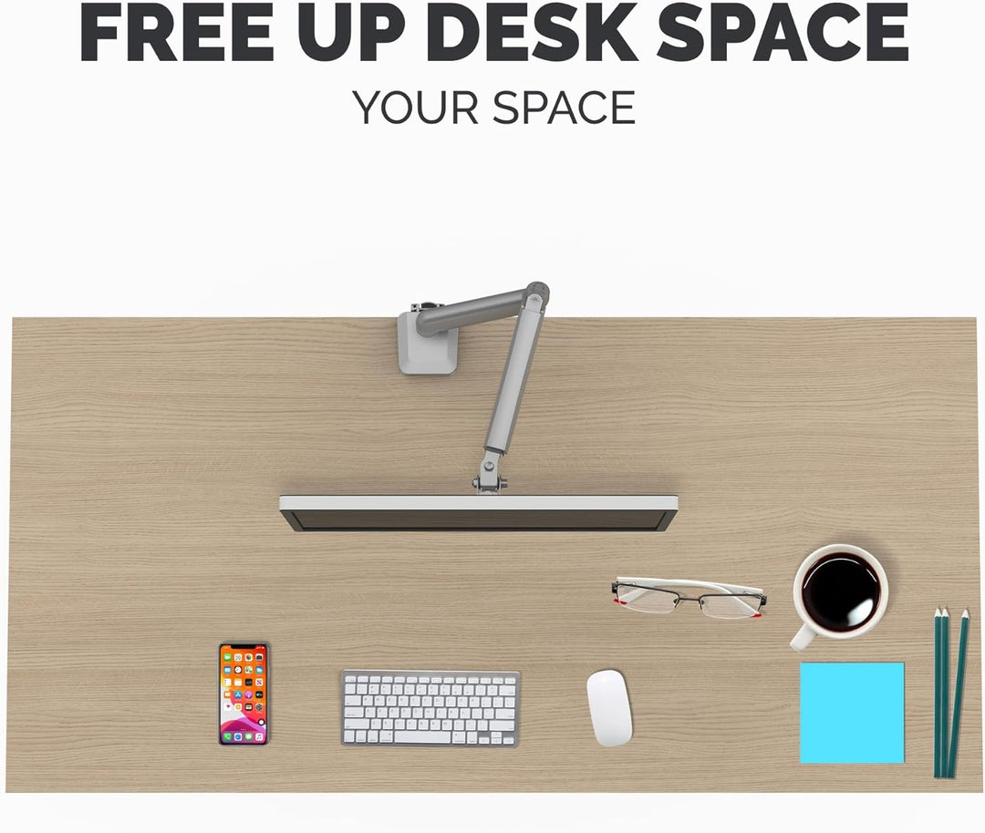 Fellowes Monitor Halterung für 1 Bildschirm bis 32 Zoll (81,28 cm) - Platinum Series Monitor Arm mit