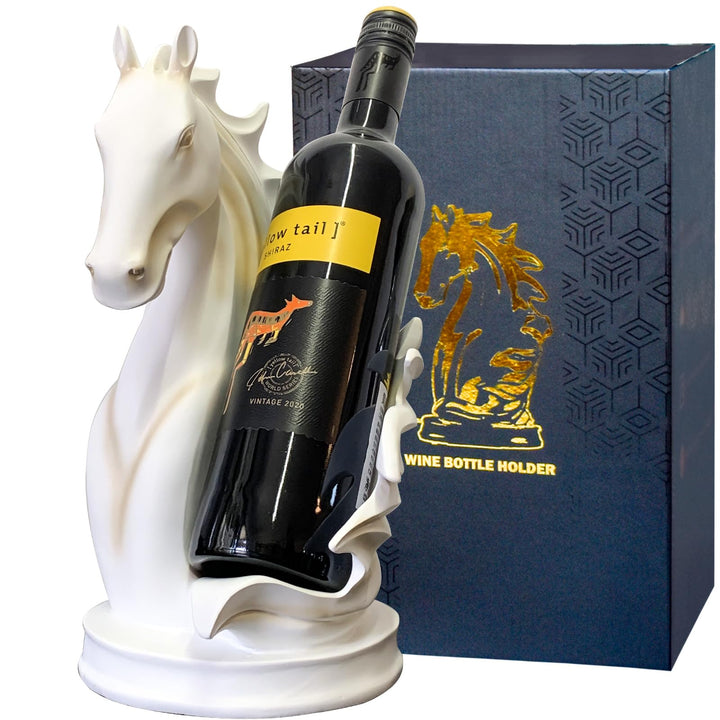 Weinflaschenhalter Weinregale Tischplatte Pferdestatue als Zuhause Küche Weinkeller Dekorative Aufbe