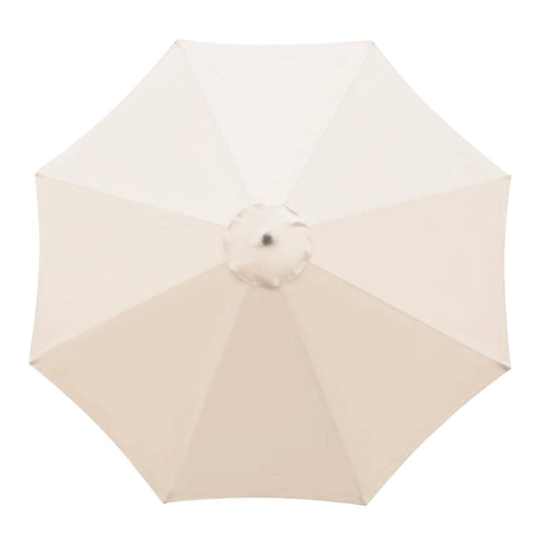 Plcnn 3 m Terrassenschirm-Baldachin mit 8 Rippen, Markttisch-Regenschirm-Überdachung aus Polyester f