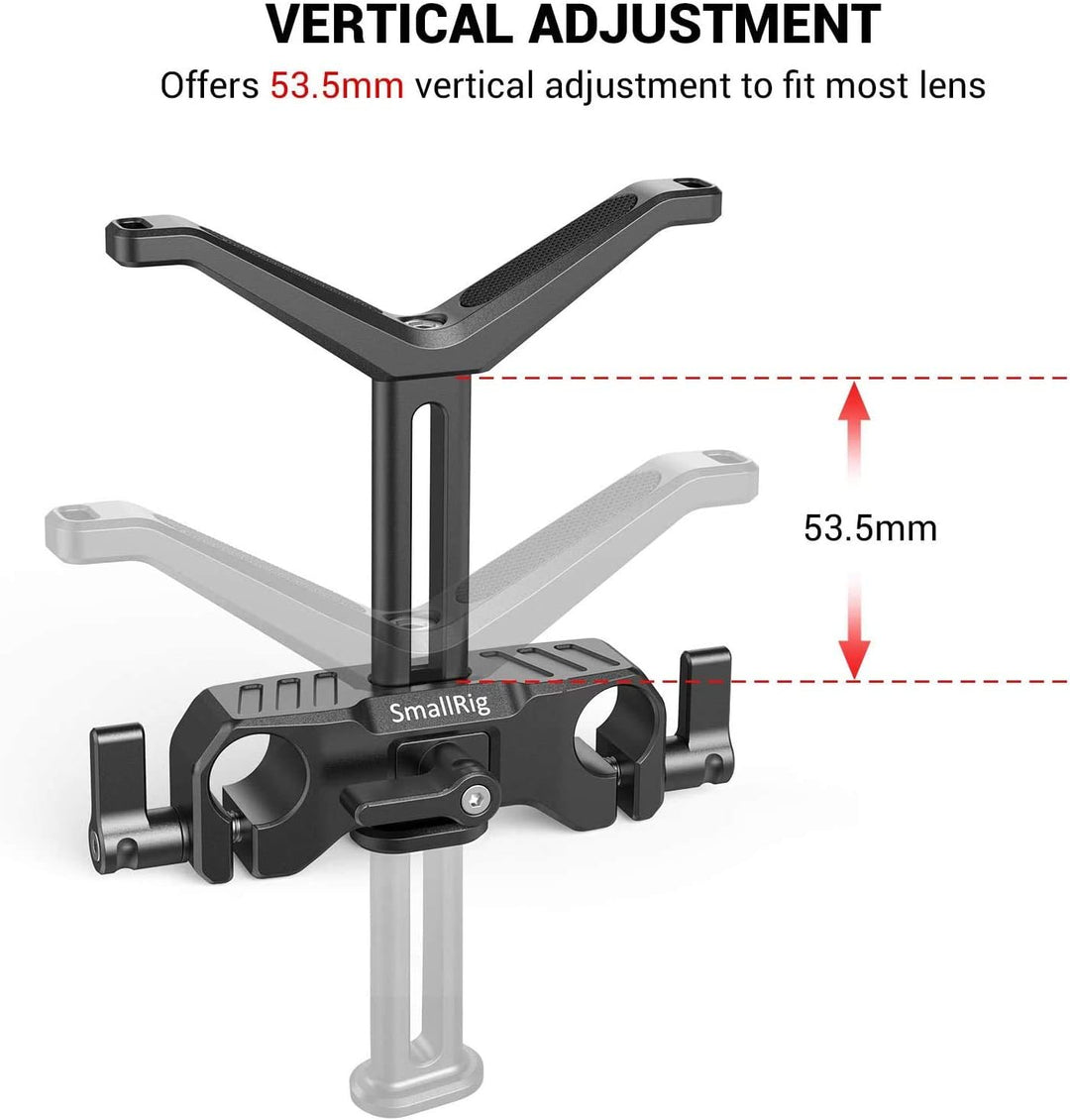 SMALLRIG 15mm LWS Linsenunterstützung für Langes Objektiv - BSL2681 53.5mm, 53.5mm