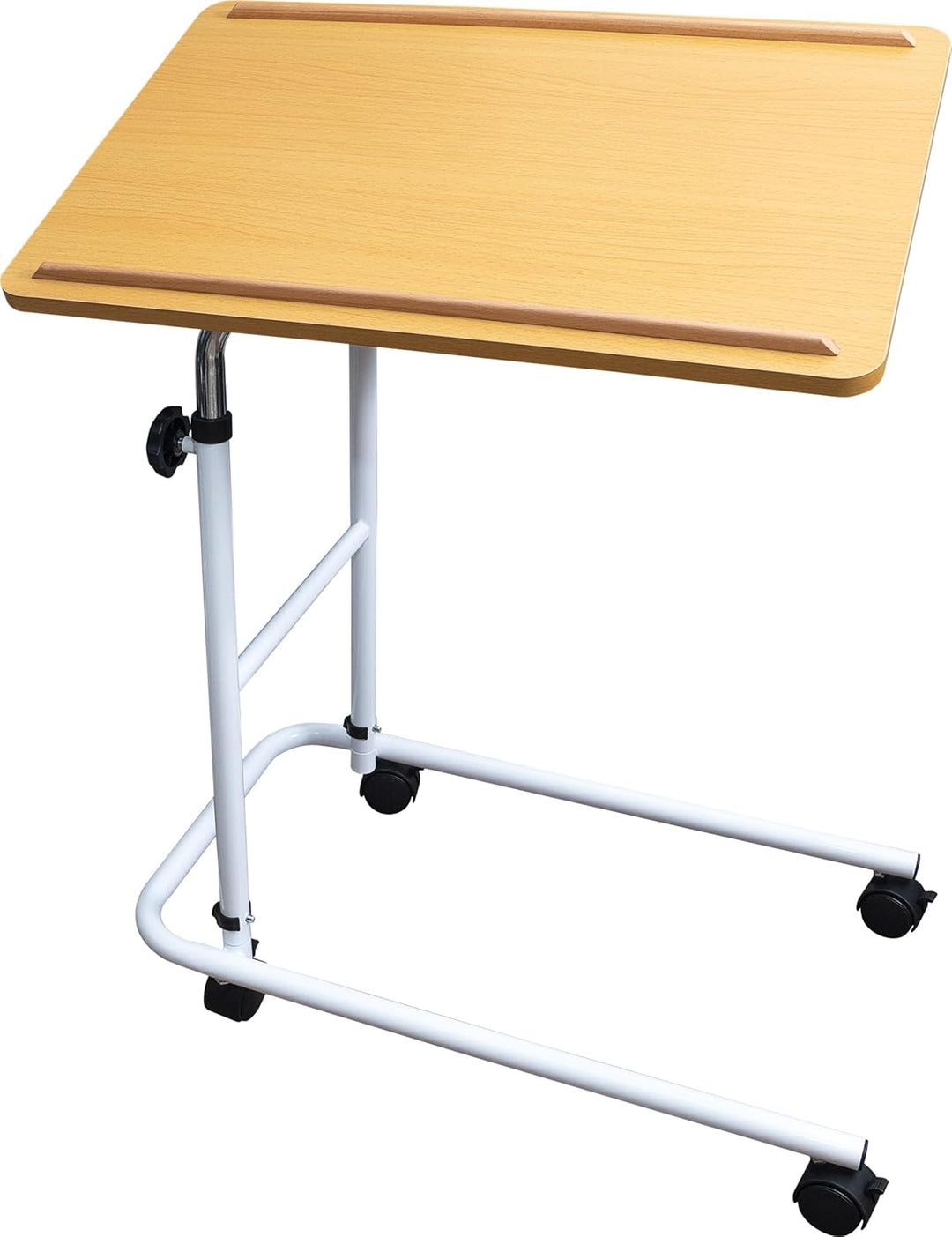 Aidapt Betttisch Buche - höhenverstellbar bis 100 cm - Platte 60 x 40 cm