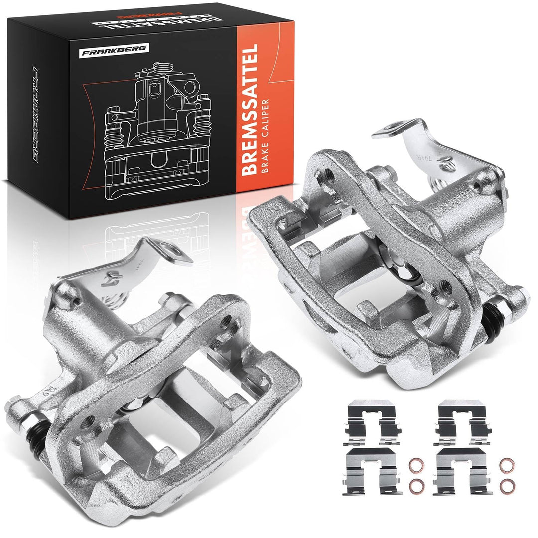 Frankberg 2x Bremssattel Bremszange Hinten Links Rechts Kompatibel mit i10 2013-2017 i20 2014-2021 R