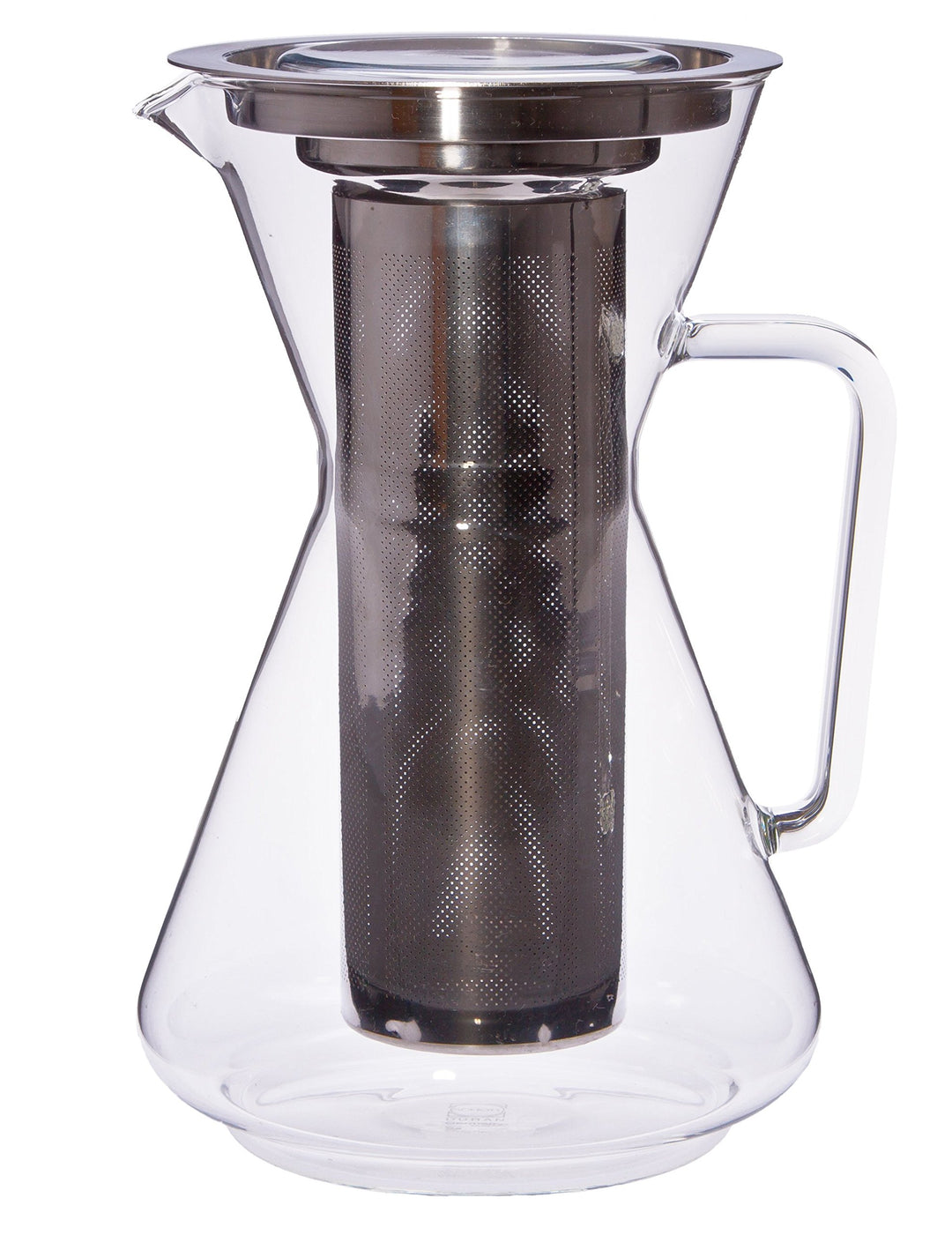 Trendglas Jena Teekanne MORA mit Deckel und Edelstahlfilter, 1,5 Liter