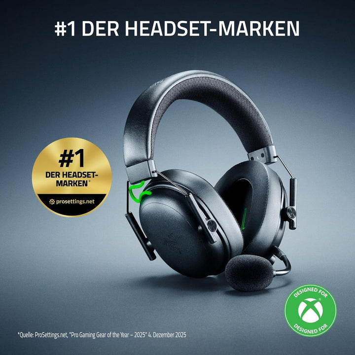 Razer BlackShark V3 Xbox S|X - Kabelloses E-Sport-Headset - Triforce 50mm Treiber - Abnehmbares Brei