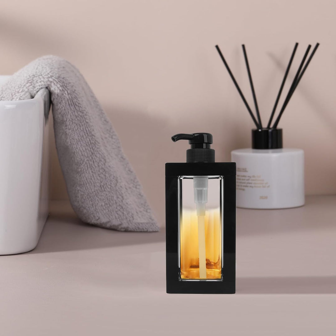 BESPORTBLE Nachfüllbare Auslaufsicherer Duschspender mit Pumpe 750ml Lotionflasche aus Transparentem