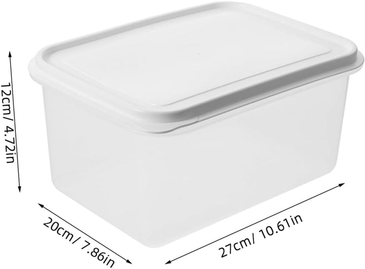 Gärbox Für 1 Kg Brotteig Mit Deckel Stapelbarer Teigbehälter Aus Sicherem Pp Platzsparend Für Küche
