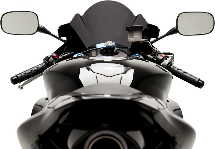 Puig 4356F Kuppel Racing Honda CBR600rr 07-12, Transparent/Dunkelgrau Rauch Stärk getönt, Stärk getö
