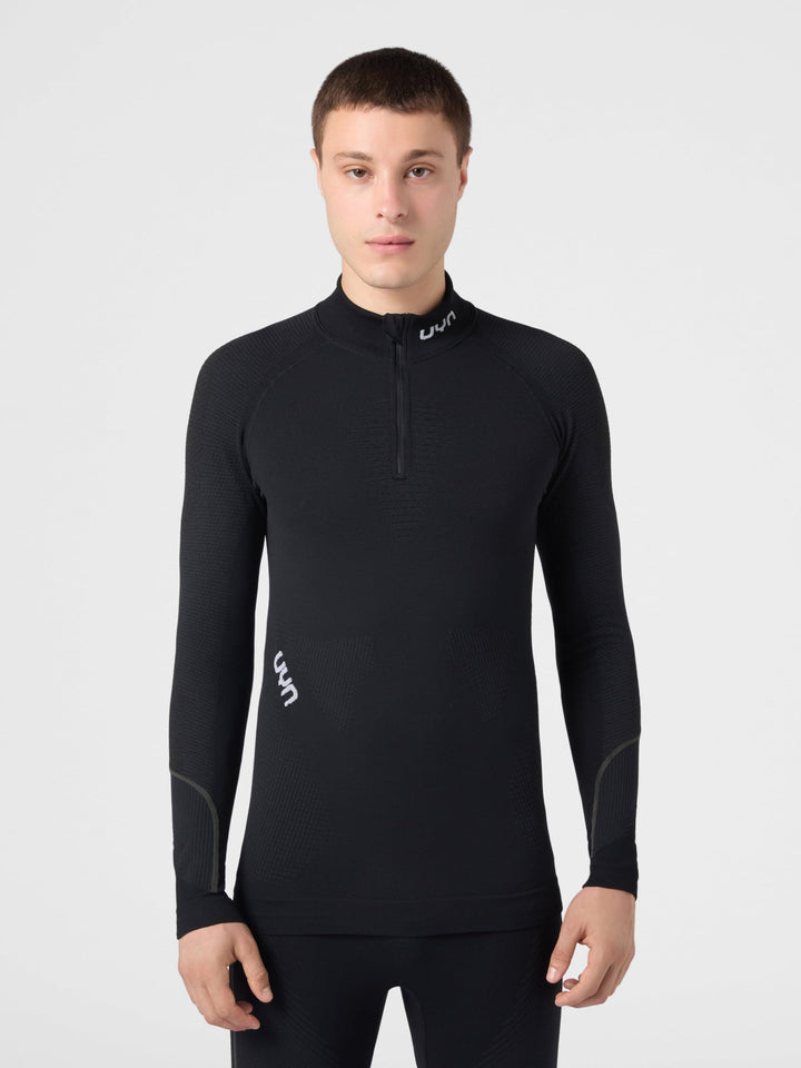 UYN Herren Ambityon Uw undertrøje Damen Unterhemd, Blackboard/Black/White, S-M EU