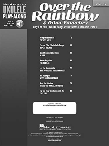 Ukulele Play-Along Volume 29: Over The Rainbow & Other Favorites (Buch/CD): Play 8 of Your Favorite