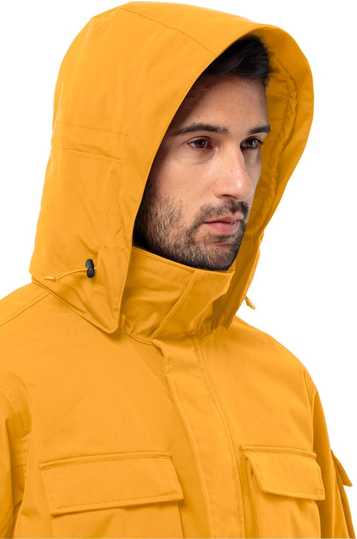 Jack Wolfskin Herren Glacier Canyon Parka Parka S mustard, S mustard