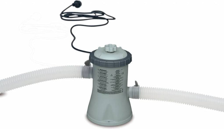 Intex Krystal Clear Cartridge Filter Pump - Pool Kartuschenfilteranlage - 330 L/H - 12V 300 M3/HR Si