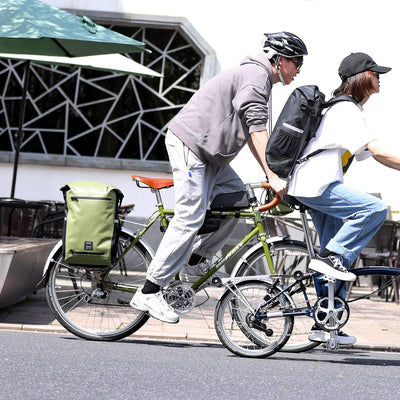 Rhinowalk Fahrrad Gepäckträgertasche Wasserdicht 22L Fahrradtasche Hinterradtasche Gepäckträger Seit