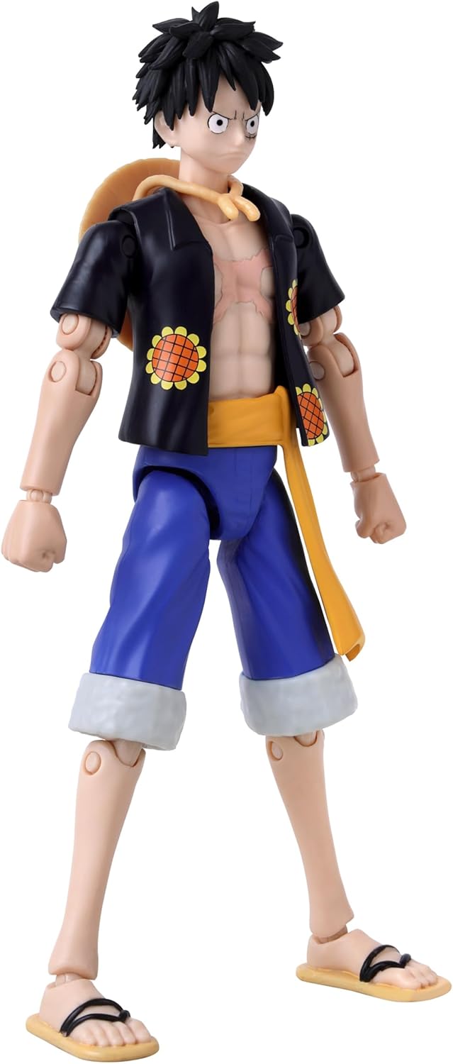 ANIME HEROES - One Piece - Monkey D. Luffy Dressrosa Verison Actionfigur Einteilig Gold, Einteilig G