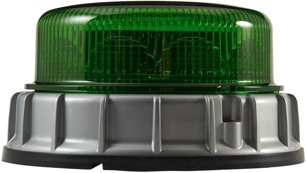 HELLA - LED-Blitz-Kennleuchte - K-LED 2.0 F - 12/24V - grün - Anbau - 2XD 011 557-131
