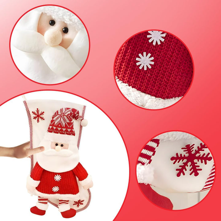 2 Gross Weihnachtsstrumpf, Weihnachtsstrümpfe Personalisiert, Weihnachtssocken Premium, Nikolausstru