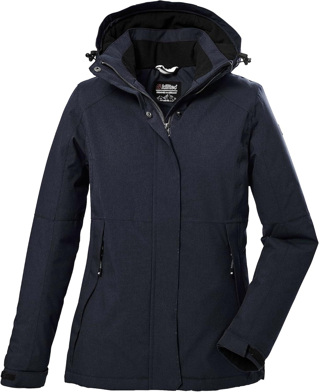 Killtec Damen Kow 37 Wmn Jckt Funktionsjacke/Outdoorjacke mit abzippbarer Kapuze 36 dunkelnavy, 36 d