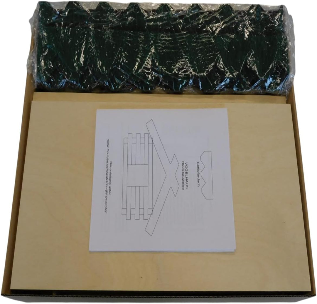 Vogelhaus Bausatz (gross), Schiefer grau Manufaktur Martinshof L: 44,00 cm B: 38,50 cm H: 28,50 cm V