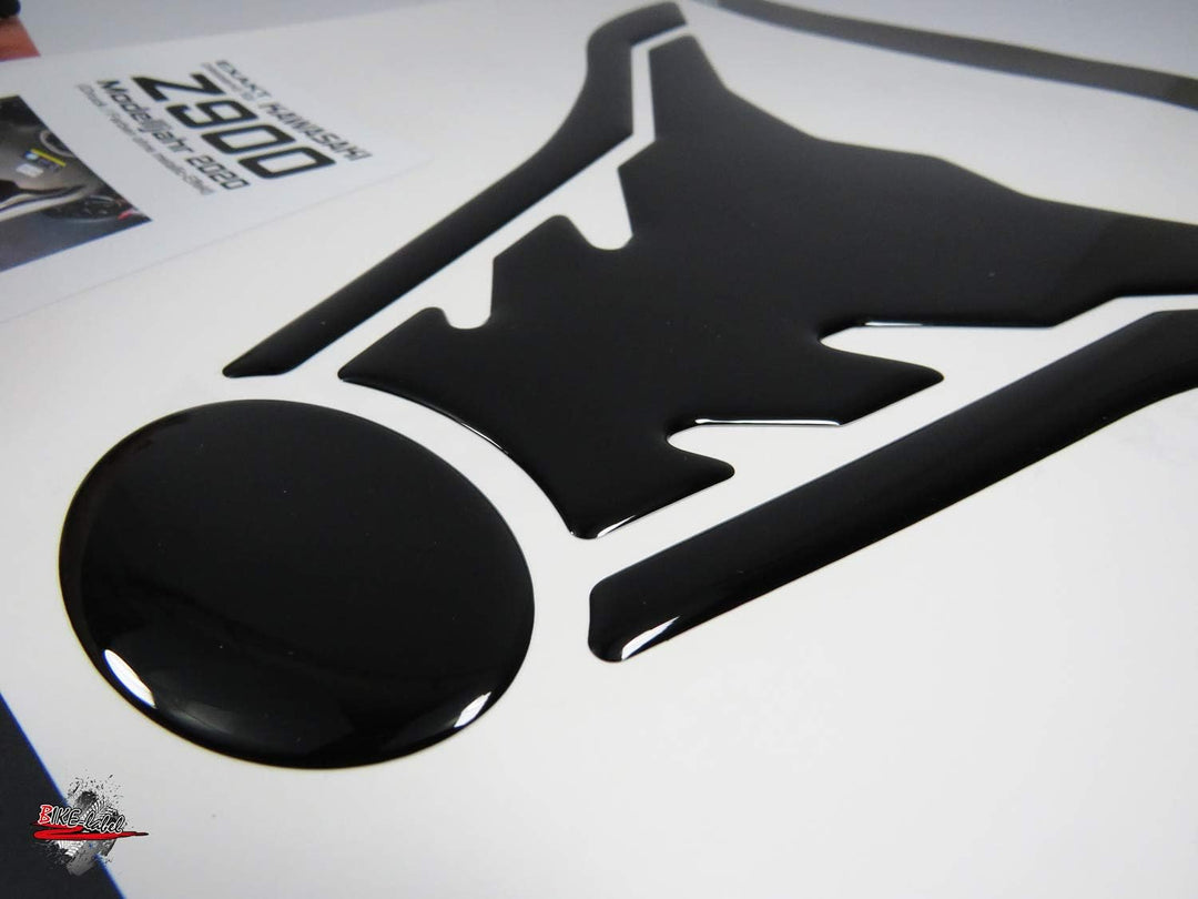 Tankpad schwarz Aufkleber kompatibel für Kawasaki Z900 Tank 502921