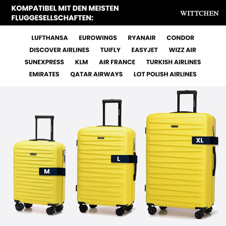 WITTCHEN Skyspeed Line Reisegepäck Grosser Koffer Hartschalenkoffer ABS Gross Rollkoffer Trolley Che