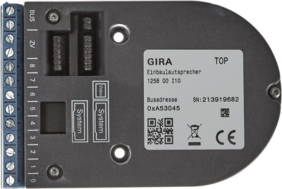 Gira 125800 Einbaulautsprecher, Braun