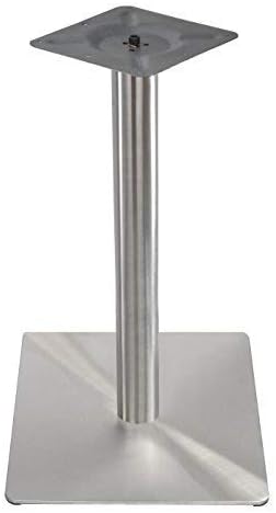 ONPIRA Tischgestell Single Edelstahl Quadratisch 45 x45 cm Untergestell Tischfuss Bistrotisch Bistro