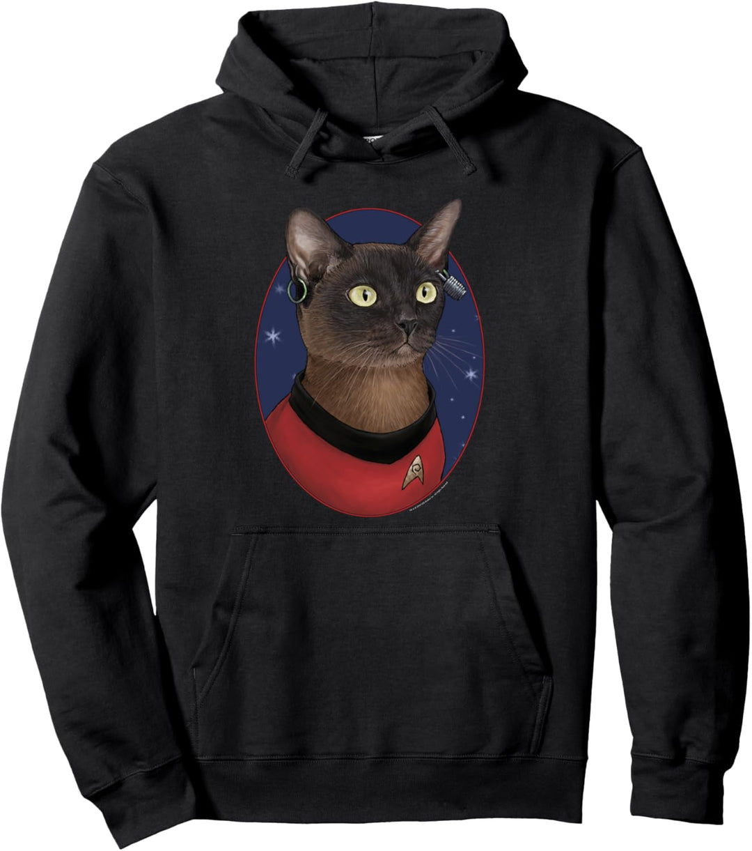 Star Trek: The Original Series Nyota Uhura Cat Portrait Pullover Hoodie