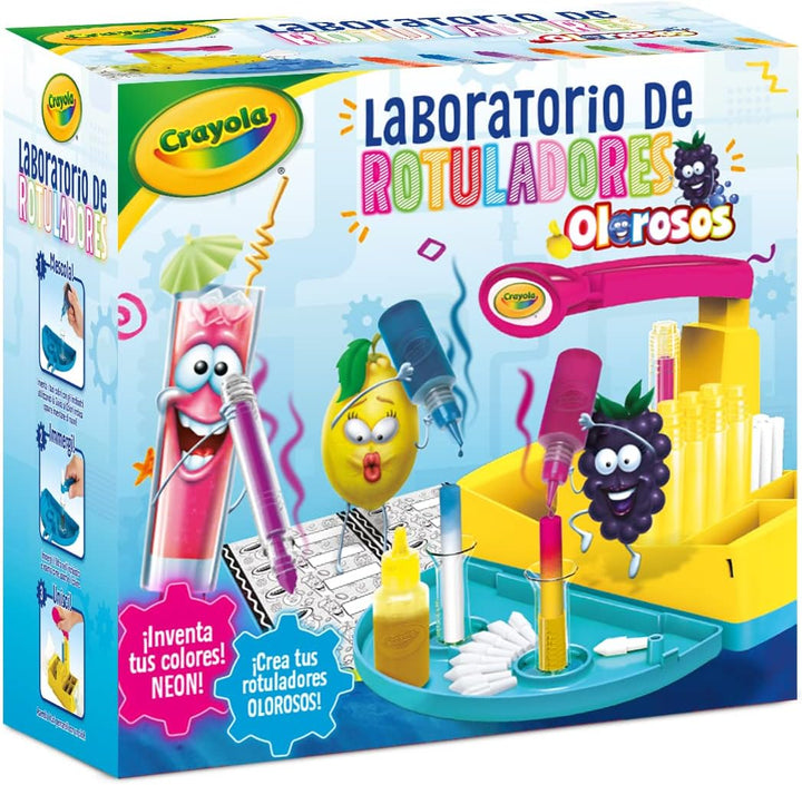 CRAYOLA - Neon-Duftstift-Labor, erstellen Sie Ihre eigenen Duftstifte mit Neonfarben, kreative Aktiv