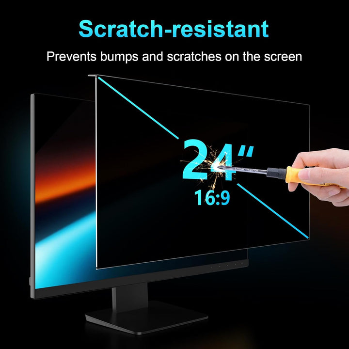 für Computer 16:9 Seitenverhältnis 24 Zoll Monitor Blickschutzfilter, Privacy Screen Bildschirmschut