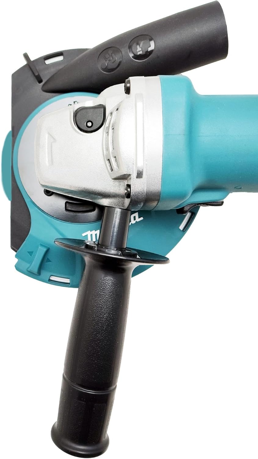 Makita Absaughaube 191W06-8 mit Diamant Schleiftopf 125 mm – Staubabsaughaube für Winkelschleifer –