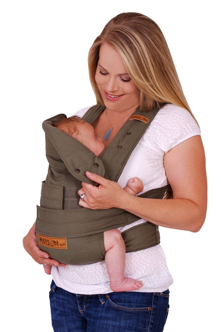 marsupi Baby- und Kindertrage, Version 2.0 (L, olive) L olive, L olive