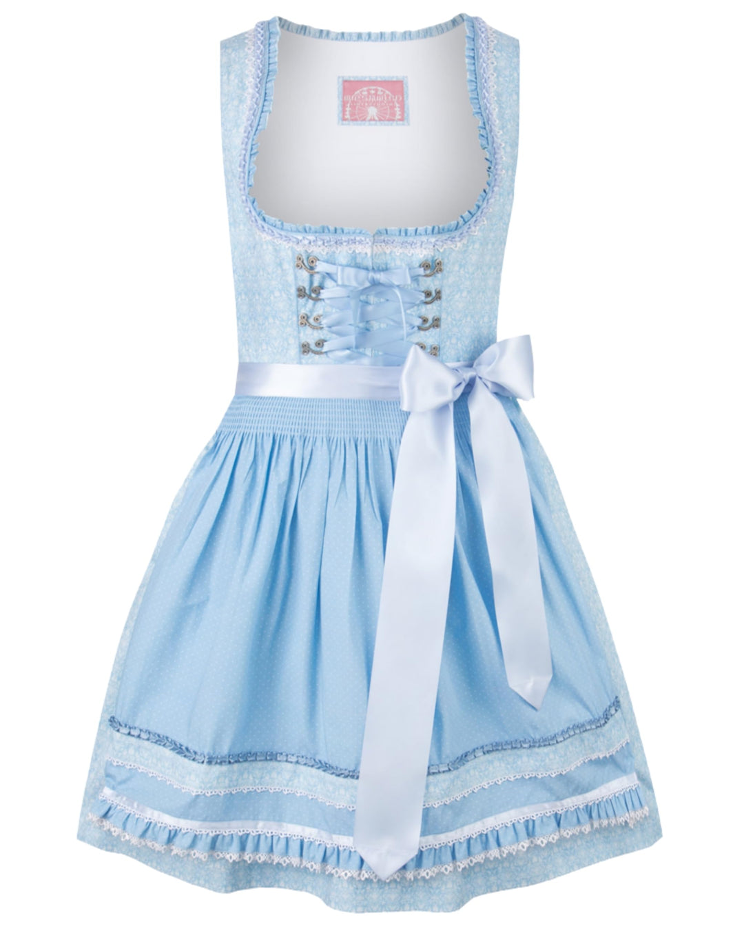 Stockerpoint Damen Dirndl Kim Kleid für besondere Anlässe 40 Hellblau, 40 Hellblau