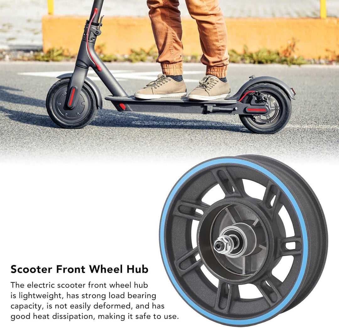 Elektroroller Vorderradnabe für MAX G30D, E-Scooter Vorderrad Nabe Aluminiumlegierung E-Roller Radna