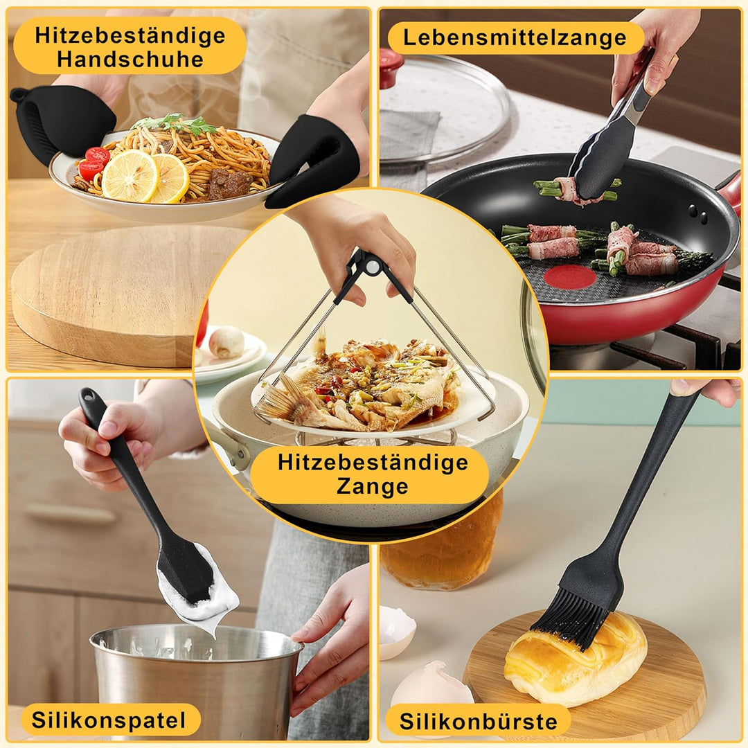 Ninja Heissluftfritteuse Zubehör, Airfryer Zubehör für Ninja Foodi Max Dual Zone AF300EU AF400EU AF5