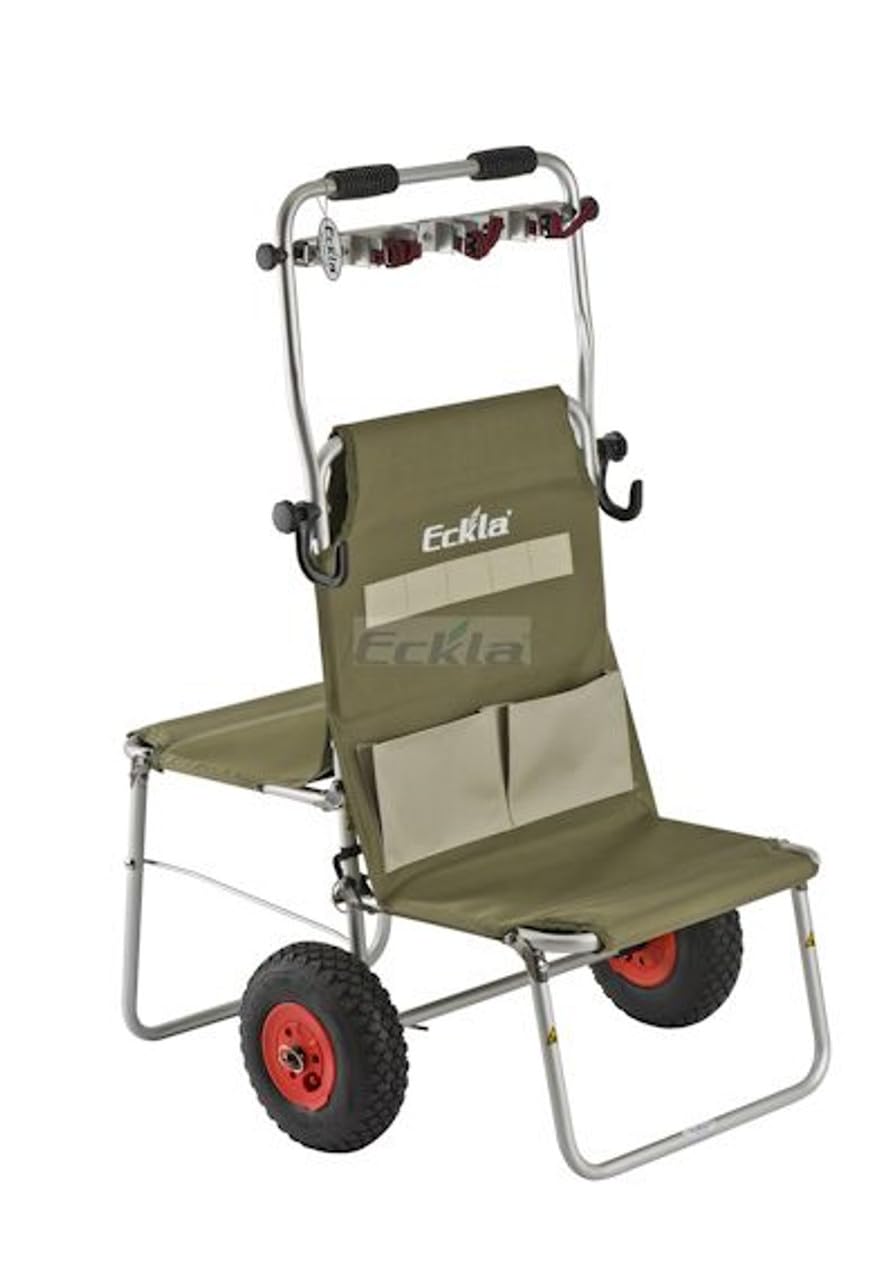 Eckla Multi-Rolly mit Multi-Halteleiste/Transporthelfer für Fotografen, Angler, Sportschützen und me