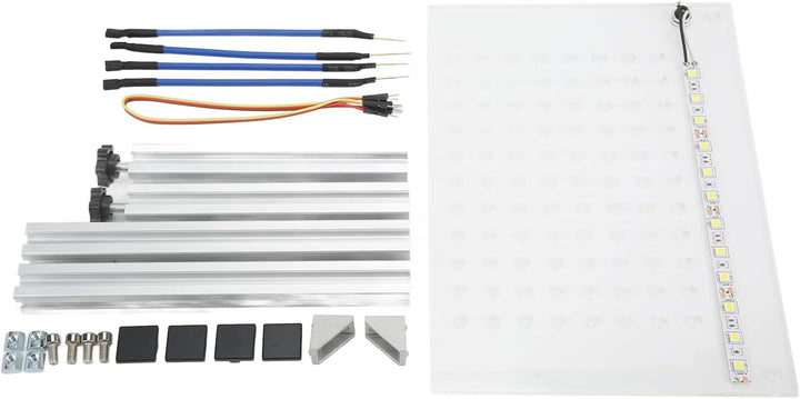 BDM-Rahmenhalterung, Silberne LED BDM-Rahmenhalterung Multifunktions-ECU-Programmierwerkzeug mit 4 S