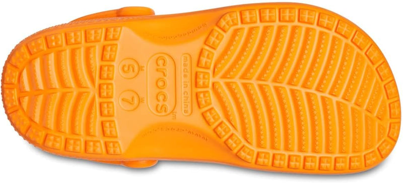 Crocs Unisex Classic (Best Sellers) Clogs 36/37 EU Orange Zing, 36/37 EU Orange Zing