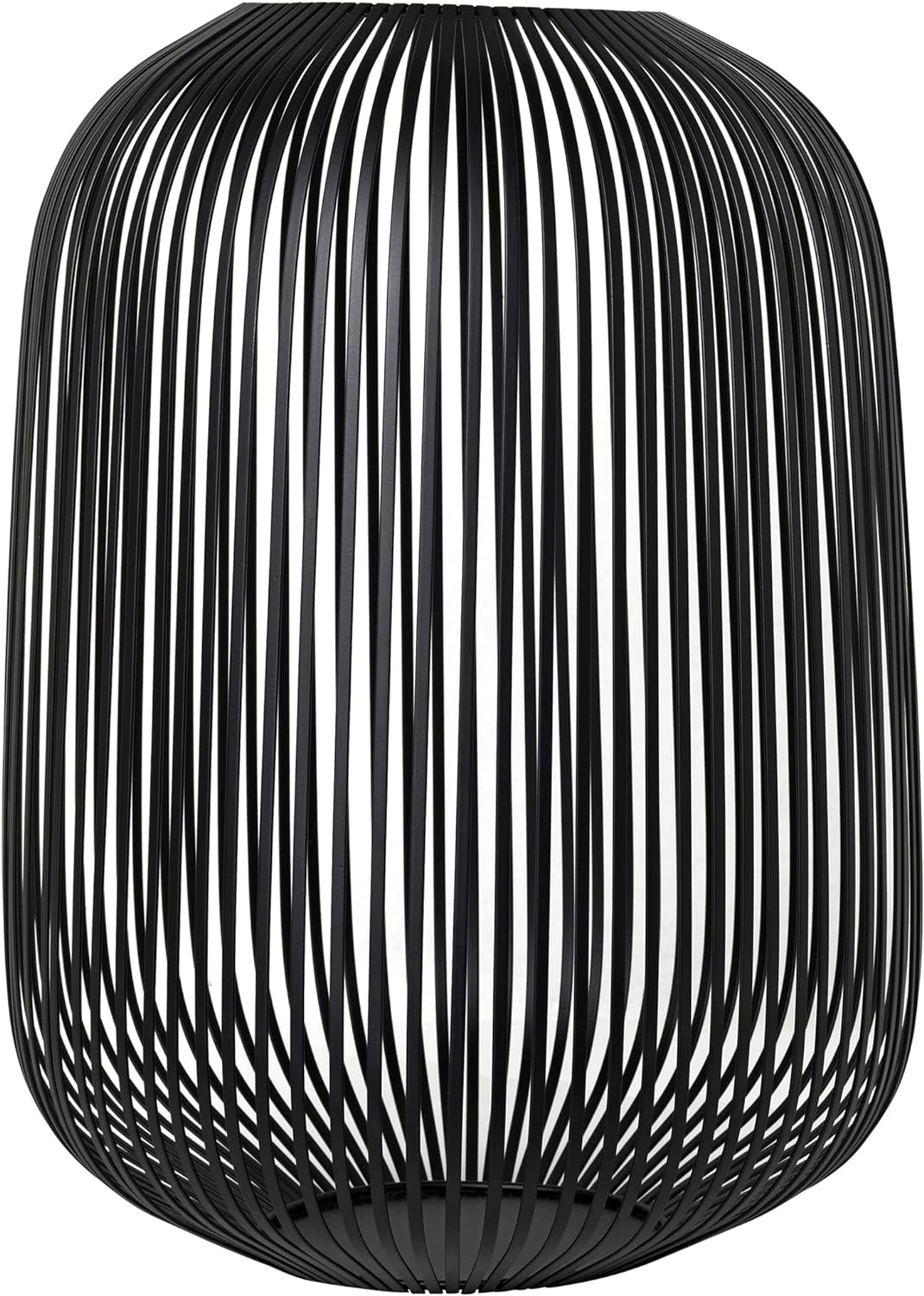 blomus Laterne -LITO- Farbe Schwarz Kerzenhalter Windlicht (L) 33 x 33 x 45cm (65933), L