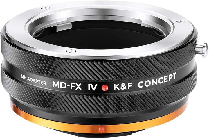 K&F Concept MD-FX IV PRO Objektivadapter mit Blendenring, kompatibel mit Objektiven der Minolta MD-S