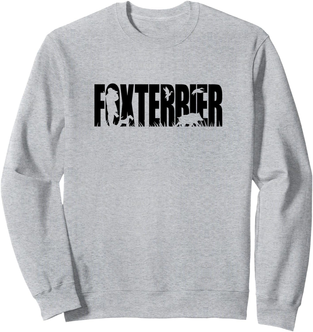 Foxterrier Rauhaar Hunde Jagdhund Jäger Jagdhunde Sweatshirt