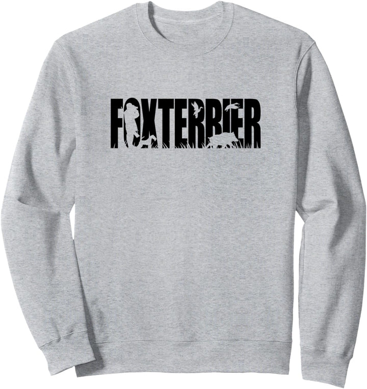 Foxterrier Rauhaar Hunde Jagdhund Jäger Jagdhunde Sweatshirt